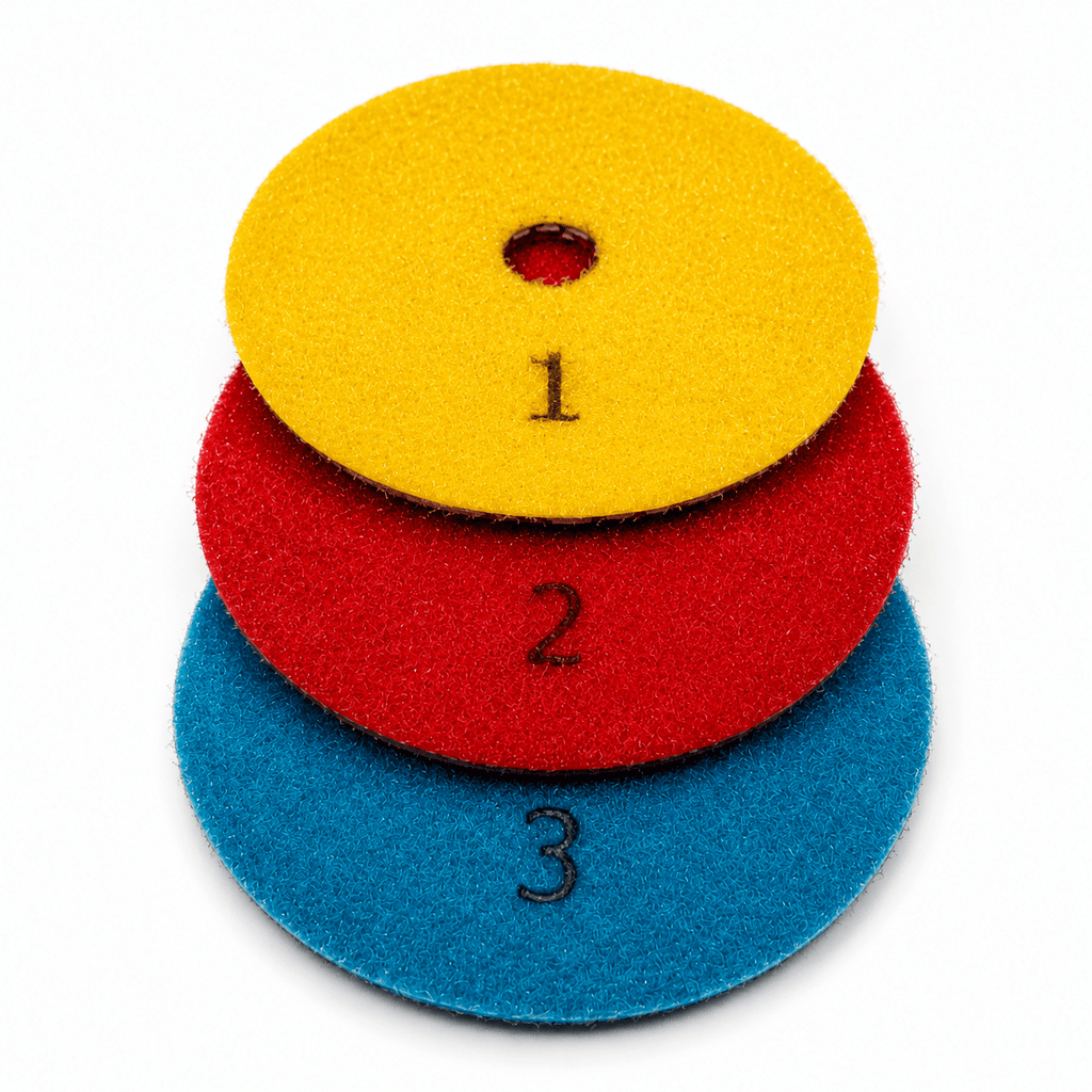 3-Step Polishing Pads Kit - Qor Tools